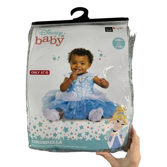 Disney Cinderella Princess Costume Baby Infant (6-12M) Disguise Target NWT - Picture 1 of 3